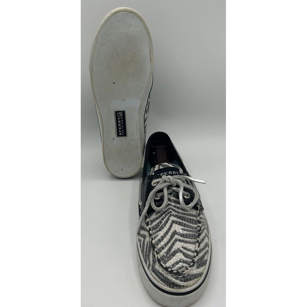 Sperry Top Sider Women's‎ Bahama 2 Eye Black/White Zebra Boat Show Size 7.5M - Picture 5 of 5